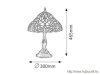 RÁBA Mirella, Tiffany asztali lámpa, (8090)