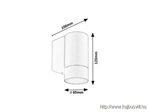 RÁBALUX 8118 Phoenix,szenzor,alum.,GU10 1XMAX10W