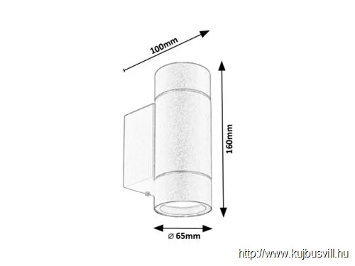 RÁBALUX 8119 Phoenix,szenzor,alum.,GU10 2XMAX10W