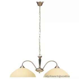 RÁBALUX 8177 Regina 2 ágú függ E27 2x60W bronz-krém b