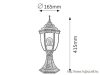KIFUTÓ RÁBALUX 8453 Nizza kült talp42cm E27 60W a.arany IP43