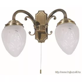 RÁBALUX 8632 Annabella 2ágú falikar E14 2x40W bronz