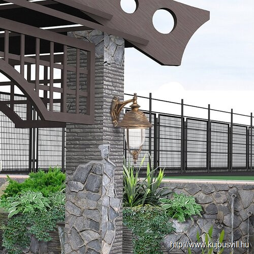 KIFUTÓ RÁBALUX 8696 New York kült fali le E27 100W, a.arany