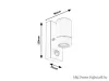 RÁBALUX 8834 Medina,szenz.,mfekete,GU10 1XMAX10W
