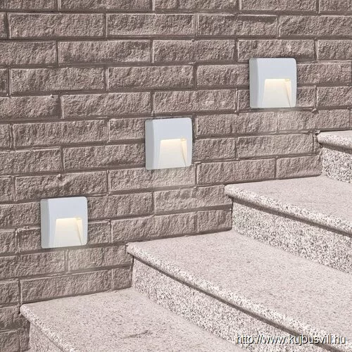 RÁBALUX 8893 Trento, kültéri fali lámpa LED 3W fehér