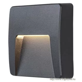 RÁBALUX 8894 Trento, kültéri fali lámpa LED 3W fekete