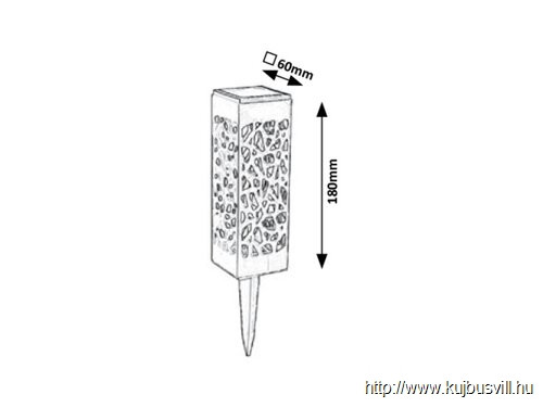 RÁBALUX 8949 Mora,szenzor,fekete,LED0,16W