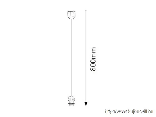 RÁBALUX 9919 Fix függeszték fehér