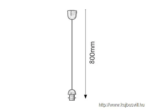 RÁBALUX 9920 Fix függeszték, arany