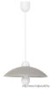 RÁBALUX 1408 Cupola függ. D32,5cm, fix függ.,szürke