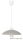 RÁBALUX 1408 Cupola függ. D32,5cm, fix függ.,szürke