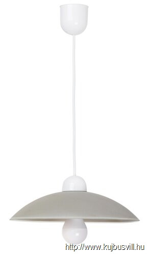RÁBALUX 1408 Cupola függ. D32,5cm, fix függ.,szürke