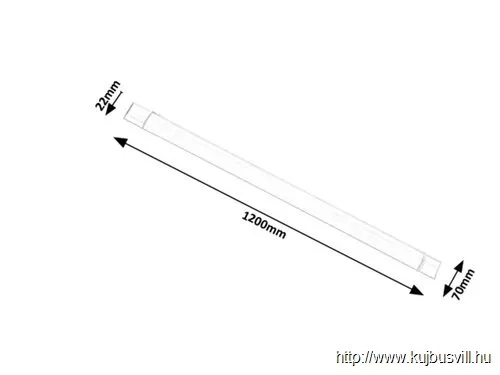 KIFUTÓ RÁBALUX 1453 Batten Light,pultmegvilág.,LED 40W