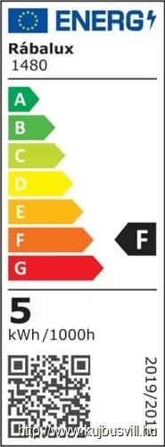 RÁBALUX 1480 Noah,Spot,LED 5W,szürke