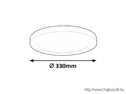 RÁBALUX 1490 Sonnet, LED 30W, fehér, D330mm