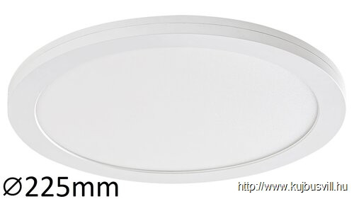 RÁBALUX 1491 Sonnet, LED 18W, fehér, D225mm sens