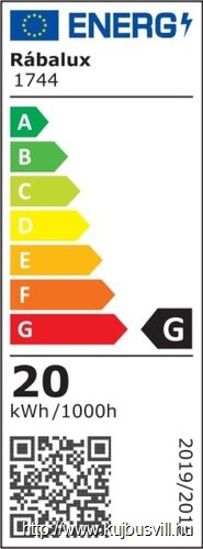 KIFUTÓ - RÁBALUX 1744 Fénycső T4 20W