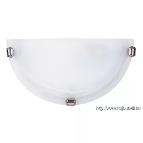 RÁBALUX 3002 Alabastro falikar E27 60W fehér /króm/