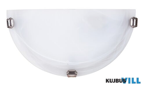 RÁBALUX 3002 Alabastro falikar E27 60W fehér /króm/