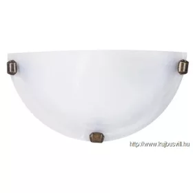 RÁBALUX 3003 Alabastro falikar E27 60W fehér /bronz/