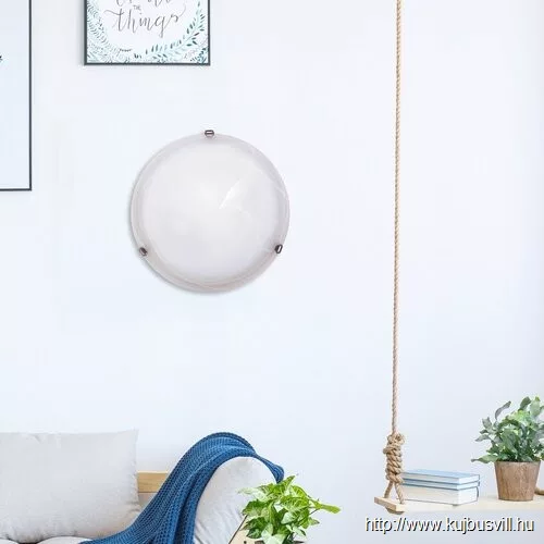 RÁBALUX 3302 Alabastro mennyD40 E27 2x60Wfehér/króm