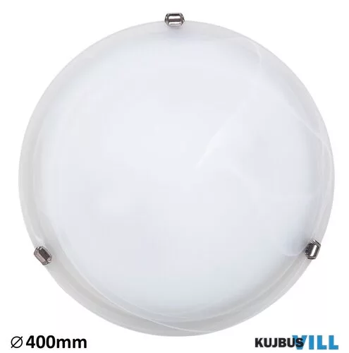 RÁBALUX 3302 Alabastro mennyD40 E27 2x60Wfehér/króm