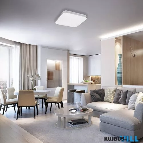 RÁBALUX 3409 Oscar,menny.36W,4000K,53x53cm,fehér,króm