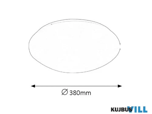 RÁBALUX 3436 Lucas,menny.24W,4000K,D38cm,fehér