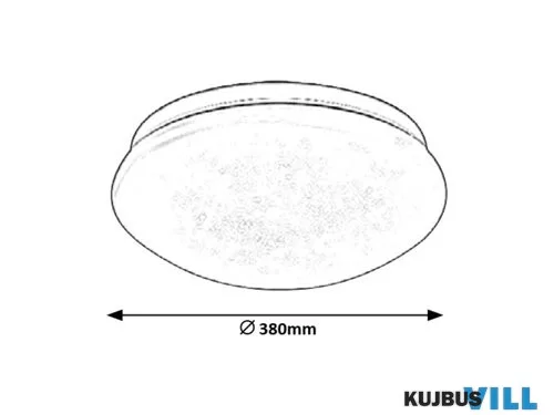 RÁBALUX 3938 Lucas,menny24W,4000K,D38cm,csillageffekt