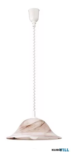 RÁBALUX 3954 Alabastro függ.rolly D41 E27 60Wtabaco