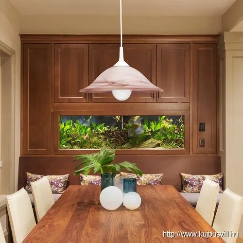 RÁBALUX 3955 Alabastro függ.fix D30 E27 60W tabaco