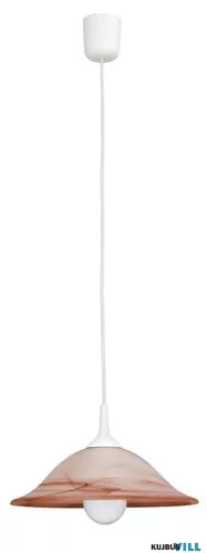 RÁBALUX 3955 Alabastro függ.fix D30 E27 60W tabaco