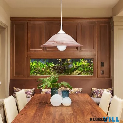 RÁBALUX 3955 Alabastro függ.fix D30 E27 60W tabaco