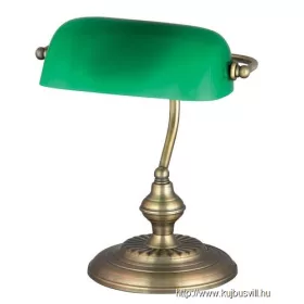 RÁBALUX 4038 Bank asztali lámpa, E27 60W, bronz