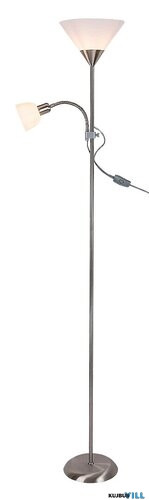 RÁBALUX 4064 Action álló E27 100W+E14 25W króm-fehér