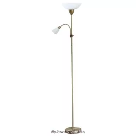 RÁBALUX 4068 Diana álló E27 60W+E14 40W bronz-fehér