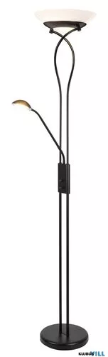 RÁBALUX 4554 Gamma állólámpa,1*230W,1*40W,matt fekete