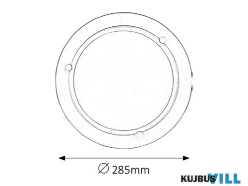 RÁBALUX 5101 Ufo menny.D29 E27 60W fehér opál