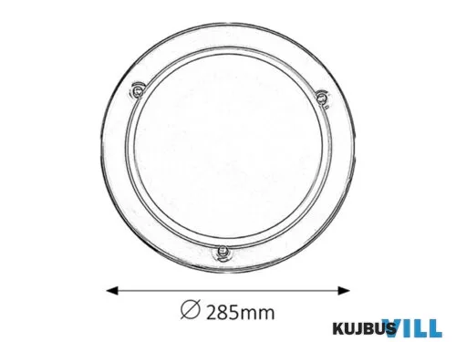 KIFUTÓ RÁBALUX 5113 Ufo menny.D29 E27 60W króm opál