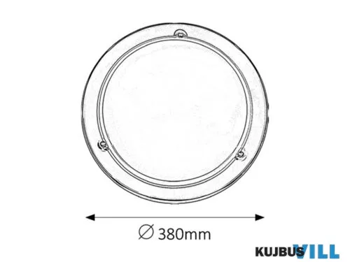 KIFUTÓ RÁBALUX 5143 Ufo menny.D38 E27 2x60W króm opál