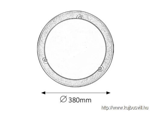 RÁBALUX 5233 Ufo menny.D38 E27 2x60W bronz szatin
