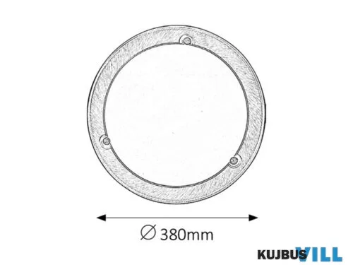 RÁBALUX 5233 Ufo menny.D38 E27 2x60W bronz szatin