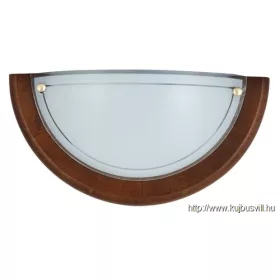 RÁBALUX 5407 Fa Ufo falikarD30 E27 60W tölgy opál