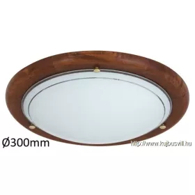 RÁBALUX 5417 Fa Ufo menny.D30 E27 60W tölgy opál