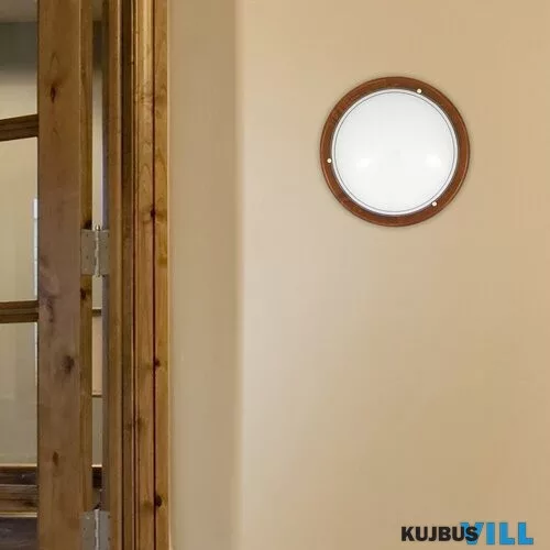RÁBALUX 5427 Fa Ufo menny.D38 E27 2x60W tölgy opál