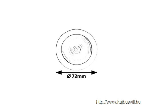 RÁBALUX 5730 Milo, éjszakai, LED 0,5W, fehér