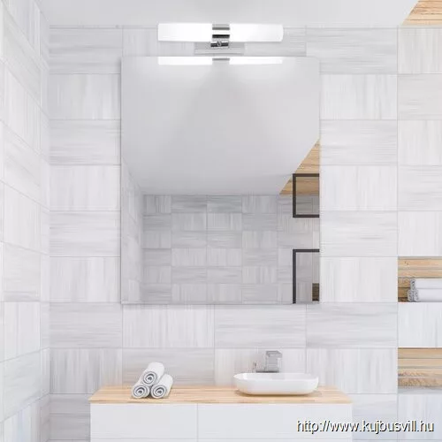 RÁBALUX 5750 Jim fürdőfalikar beép.LED 2X4W,króm,IP44