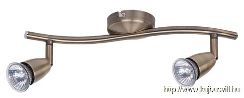 KIFUTÓ RÁBALUX 5996 Norman 2-es szpot bronz ff nélkül