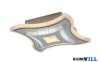 KIFUTÓ RÁBALUX 6958 Taneli,belt.fali,LED,20W,feh.króm,hullám