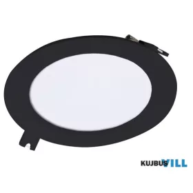 RÁBALUX 71225 Shaun2,menny.6W,3000K,fekete,kerek,D12cm